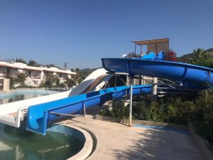 2 Adult Second Hand Aquapark Slide
